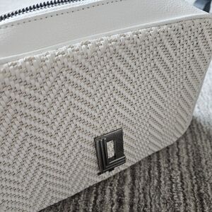 Karl Lagerfeld White Woven Women's Bag